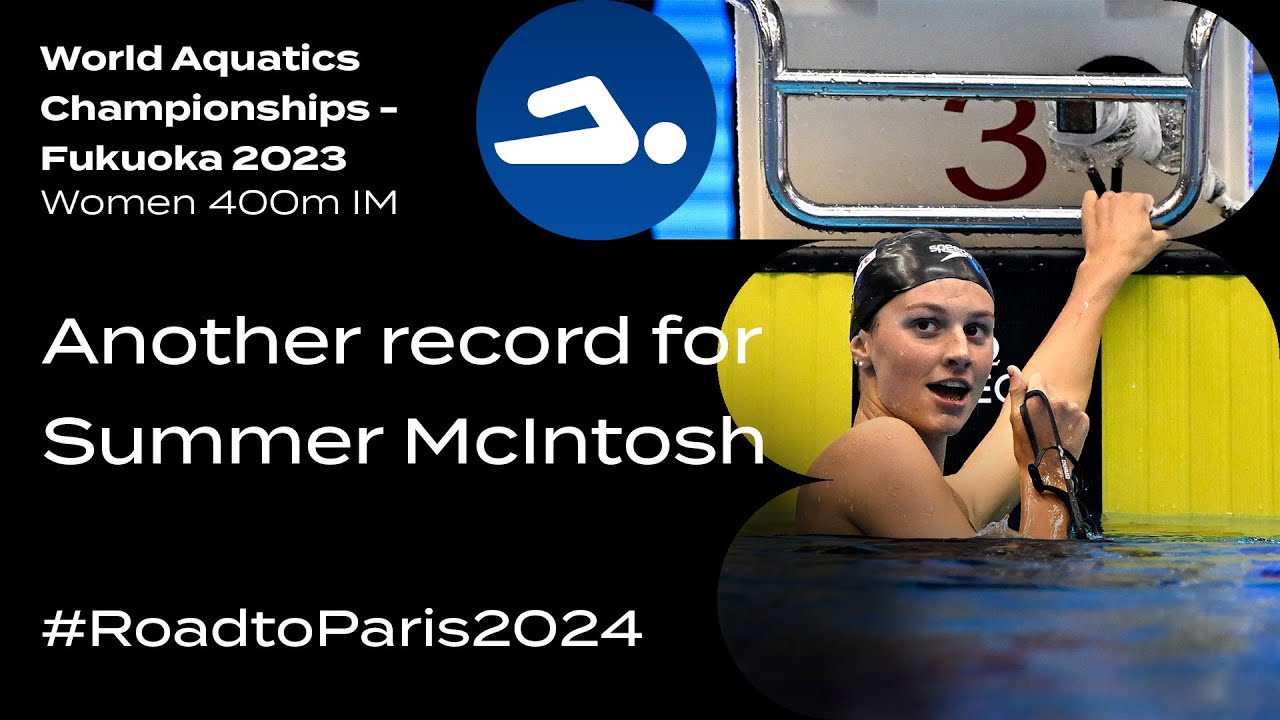 🇨🇦 Саммер Макинтош побила рекорды в эпическом забеге на 400 метров по дороге в Париж 2024