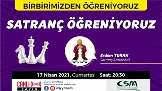 Çsm - Birbirimizden Öğreniyoruz - Satranç Öğreniyoruz