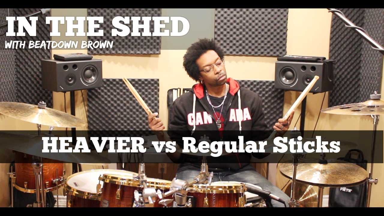 В сараях, эпизод 20 — Тренировка с более тяжелыми и обычными палочками.