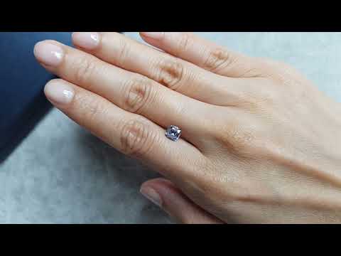 Burmese lavender spinel cushion cut 1.01 carats Video  № 1