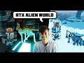 MINECRAFT RTX GOING TO ALIEN PLANET WORLD ZOO || REALISTIC GRAPHICS