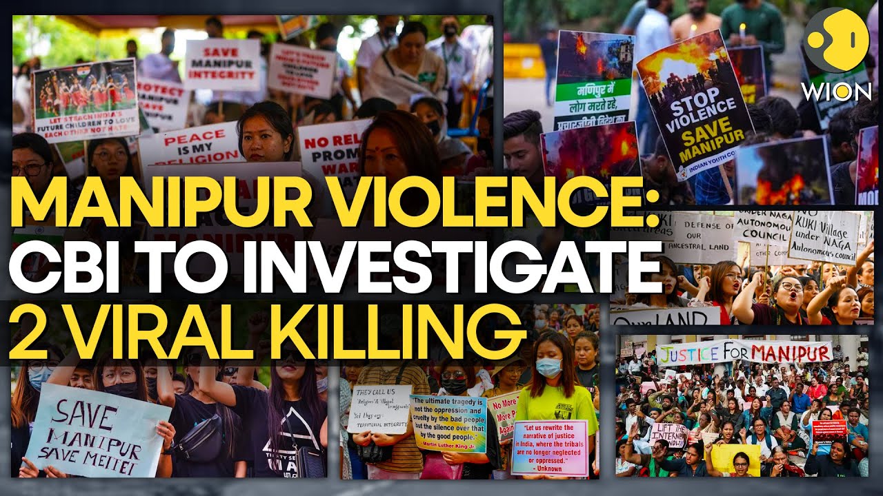 Manipur violence: CBI to Investigate The Reported Killing Of Two Students l WION ORIGINAL
