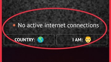 OmeTV How To Fix No active internet connections Problem Solve