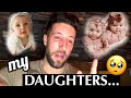 Mom left us. Dad gets emotional over his 3 daughters