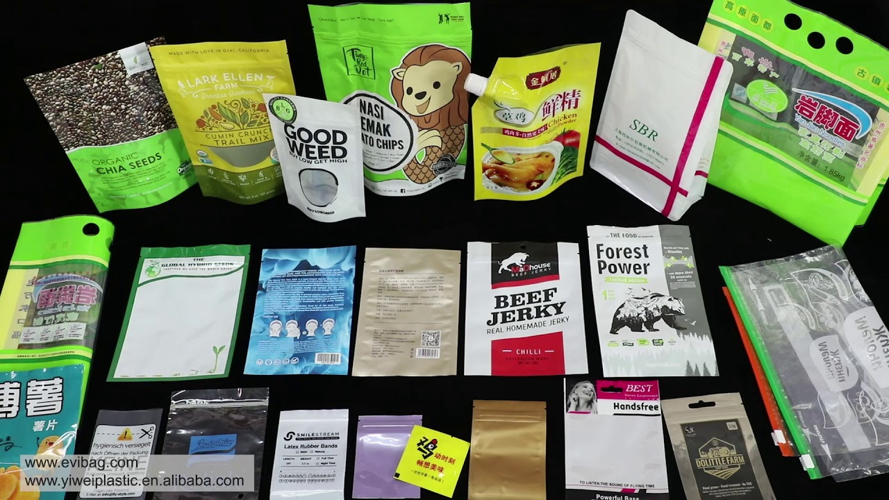 EWAYBAG Small Resealable Plastic Bags,Flat Plastic Bags