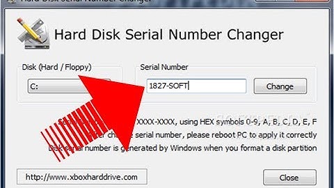 How to change your HDD serial number?