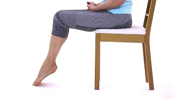 Falls Prevention: Heel Raises and Toe Lifts Sitting