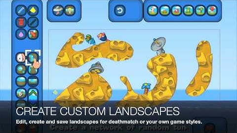 Worms Reloaded How to create landscapes HD video game teaser trailer - PC