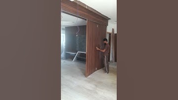 Sliding folding door