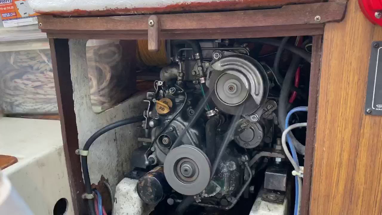 Boat Angel Donation 1982 Sailboat Diesel Engine Running - Washington