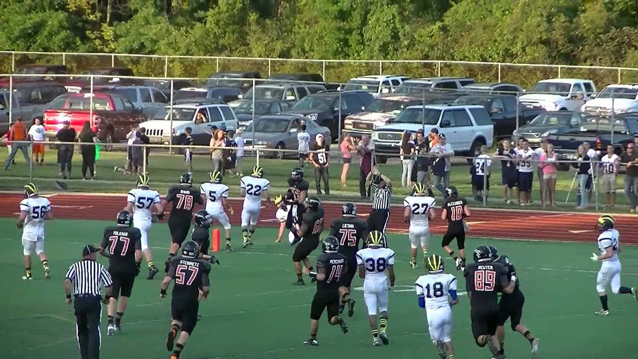 Marine CIty Mariners v Algonac Muskrats 2014 YouTube