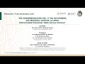 = Sesión General: En Conmemoración del Día Mundial contra la EPOC =