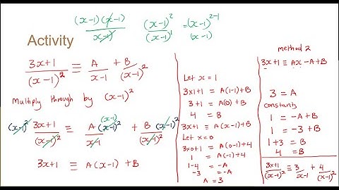 How to Solve Partial Fractions with Repeated Linear and Quadratic Factors || S.5 || Lesson two