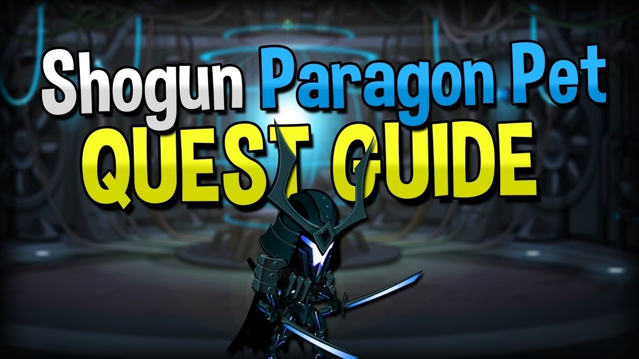 AQW SHOGUN PET 34K LEGION TOKENS FREE NEW PARAGON PET GUIDE YouTube