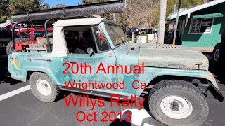 Willys Rally Wrightwood, Ca. 20th Annual/ Willys Wagon/ CJ5/ CJ2A/ GPW/MB/ truck