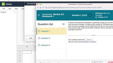 Minitab: Calculating a Confidence Interval for a Proportion