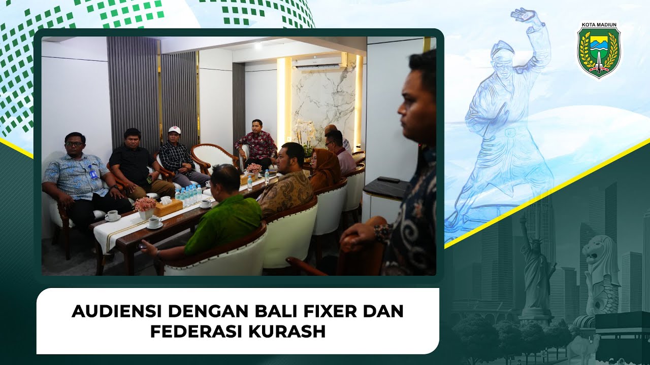 Audiensi dengan Bali Fixer dan Federasi Kurash, Kota Madiun Bakal Jadi Lokasi Syuting