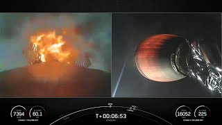 SpaceX launches 52 Starlink satellites from Florida, nails landing at sea