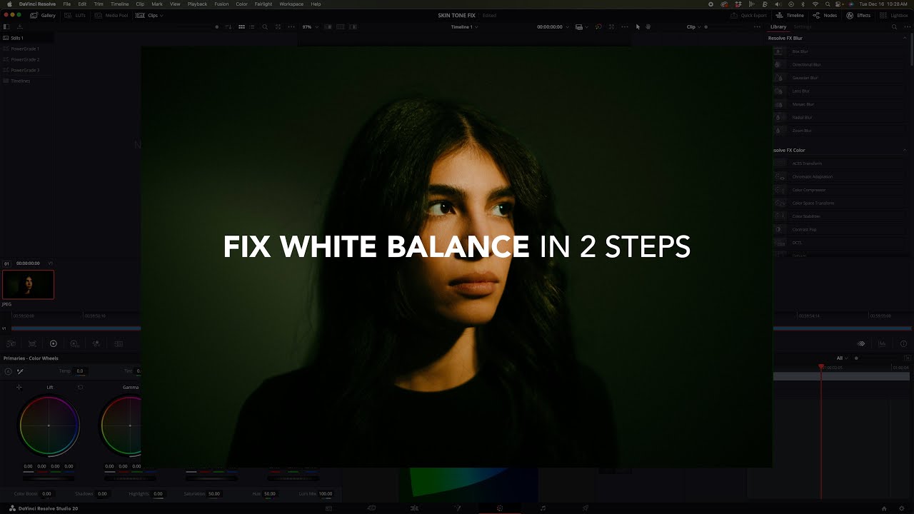 Fix White Balance In 2 Steps (DaVinci Resolve)