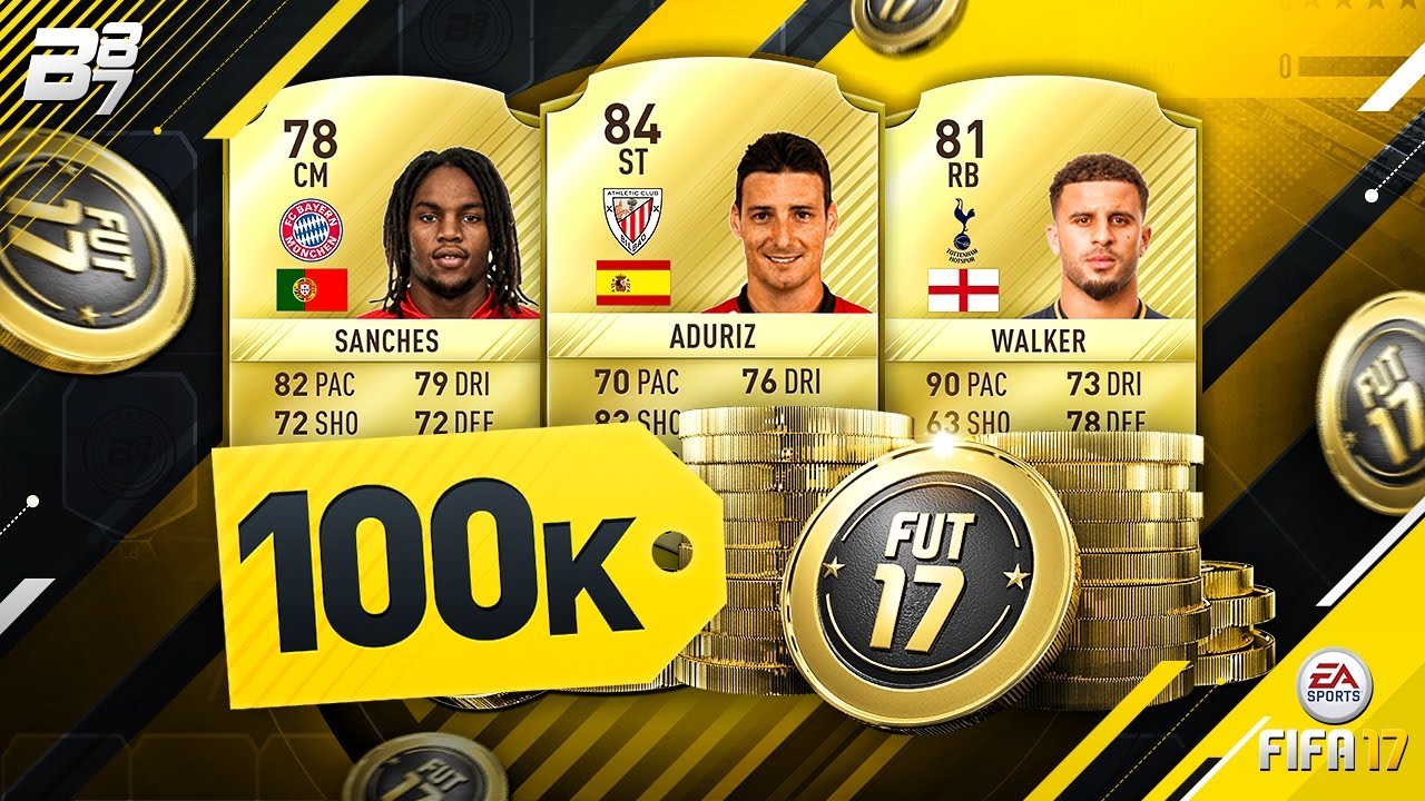 THE 100K SQUAD BUILDER! | FIFA 17 ULTIMATE TEAM fifa ultimate team 18
