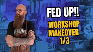 Tour my Disaster of a Woodworking Shop (Before the Makeover) - Workshop Makeover Series 1/3