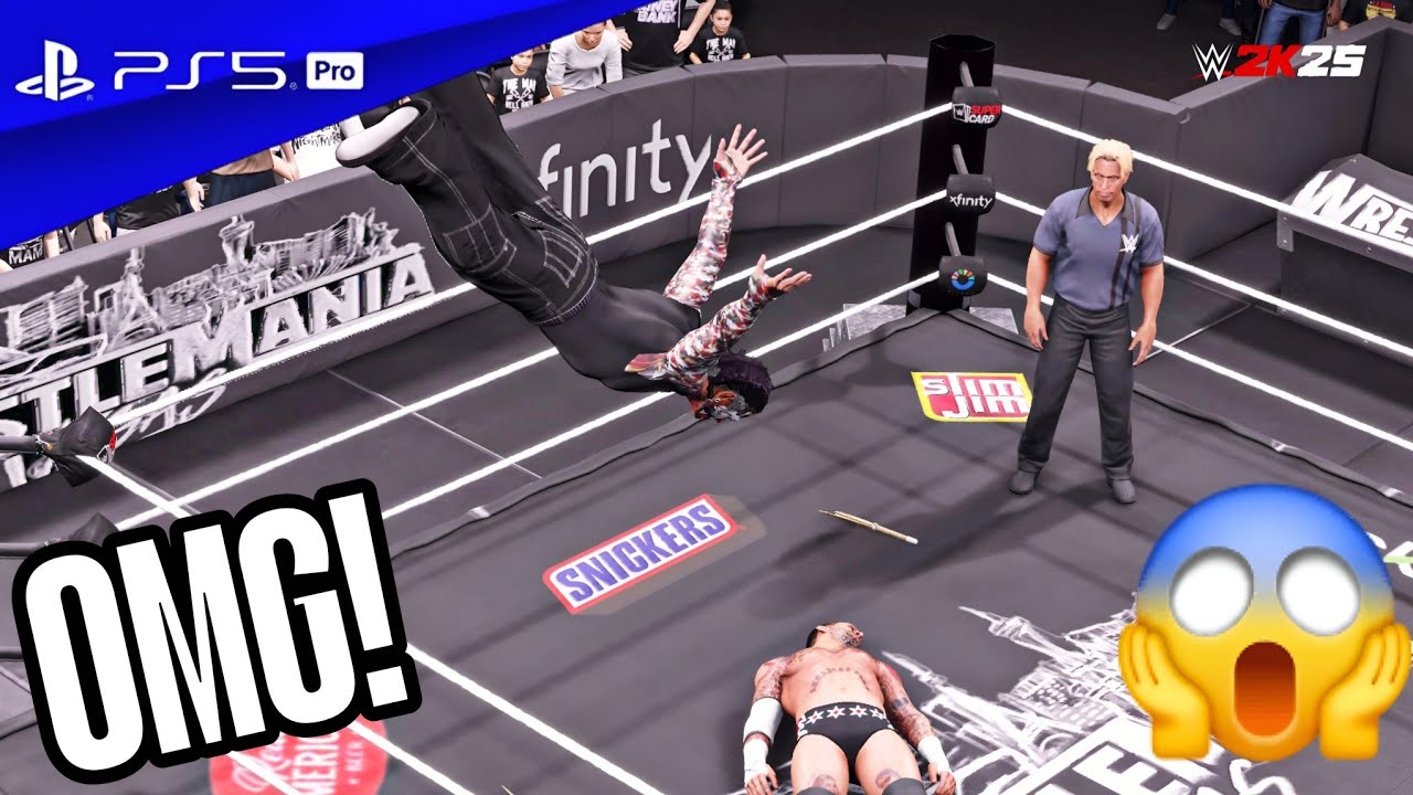 WWE 2K25 - Jeff Hardy vs. CM Punk World Championship Match at WrestleMania 42 | PS5 Pro [4K60 HDR]