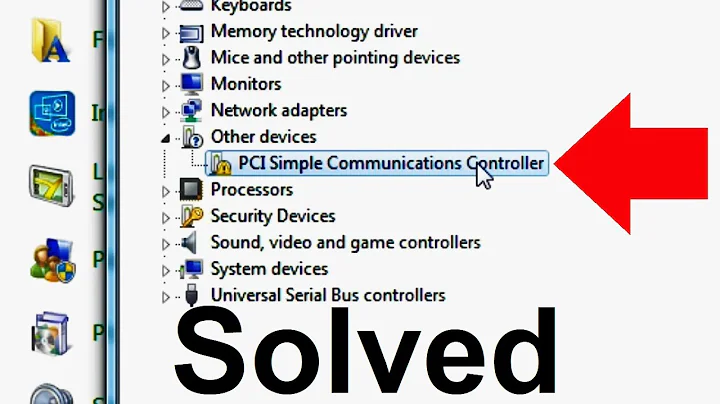 How to Fix PCI Simple Communications Controller Driver Error in Windows 7