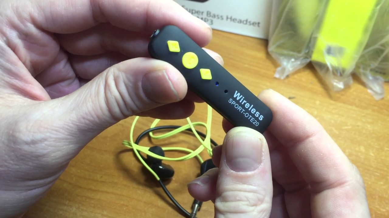 SPORT OTE20 Bluetooth наушники со съемным ресивером