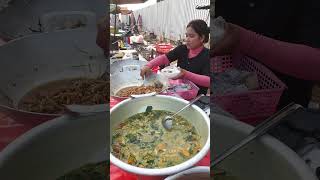 Cambodian street food at garment factory - Cambodian food