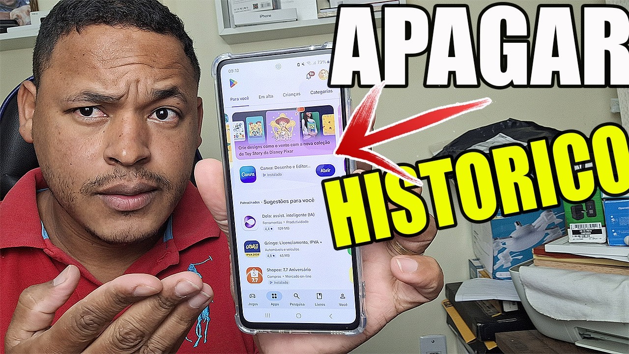 Como APAGAR o HISTÓRICO da PLAY STORE em 2026 | LIMPE Histórico de pesquisa AGORA!