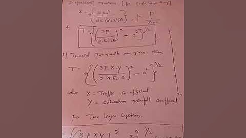 Design of Flexible pavement- Kanas Method