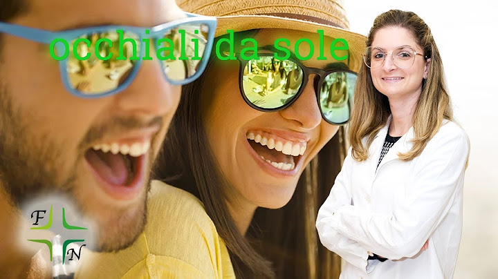 gli occhiali da sole
