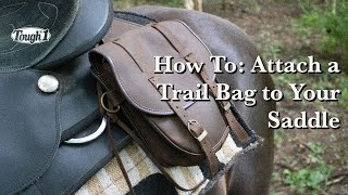 How To: Attach a Saddle Bag to a Western Saddle