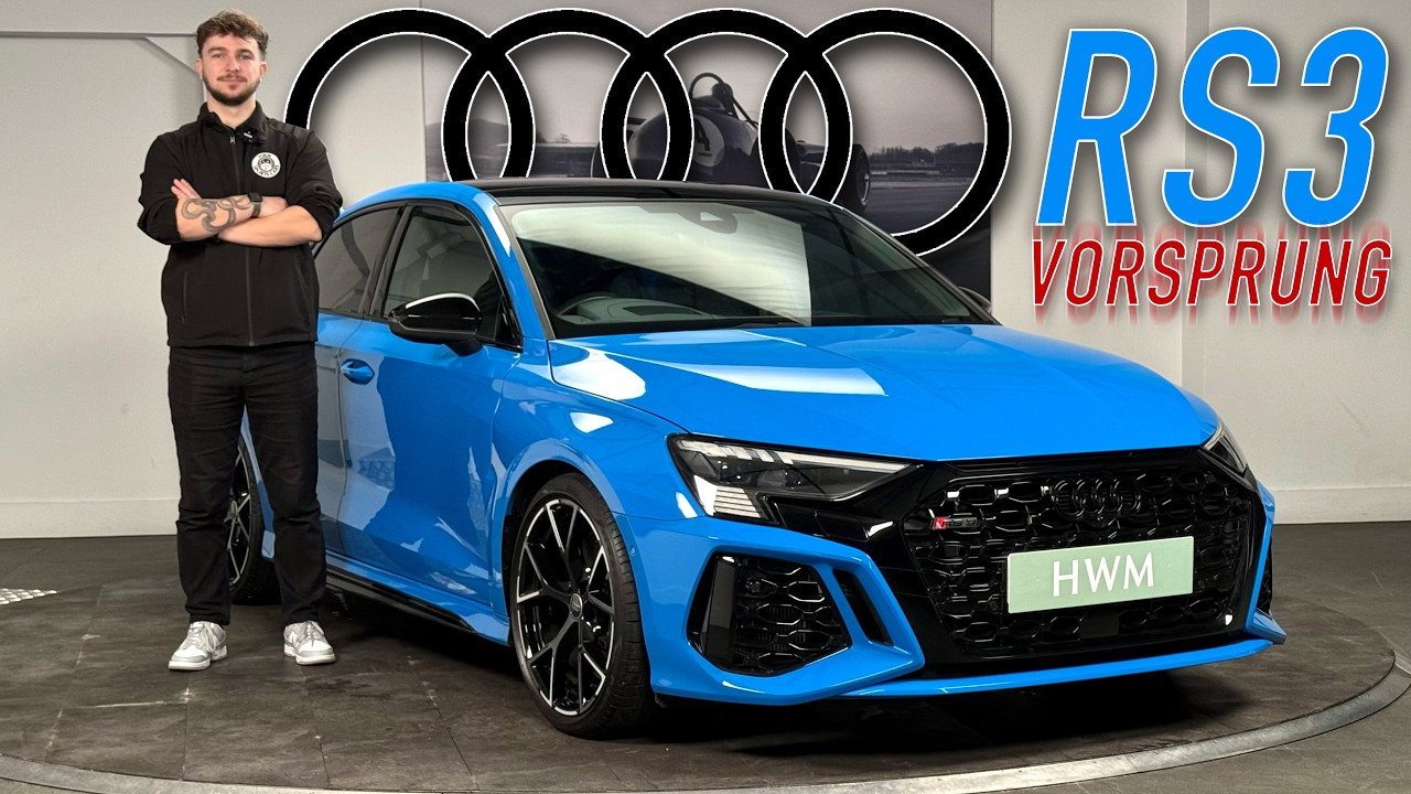 Audi RS3 Vorsprung Quattro в цвете TURBO BLUE — обзор от Жана.
