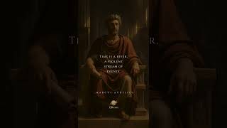 Time — a violent stream of events ⏳ #MarcusAurelius #Stoicism #FjReads #QuoteOfTheDay