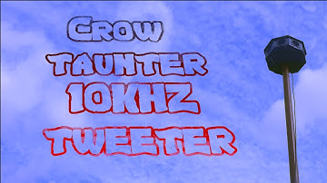 Crow taunter | preventing bird damage