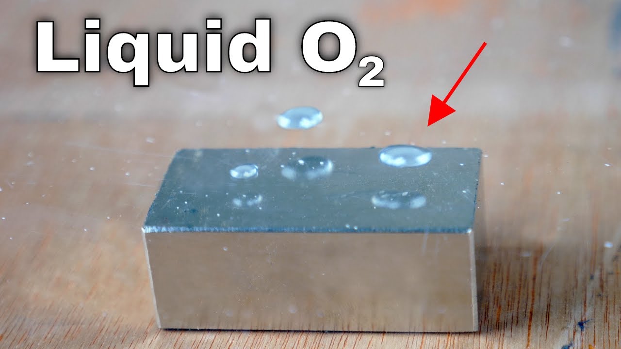Levitating Liquid Oxygen Droplets Dancing In a Magnetic Trap - YouTube