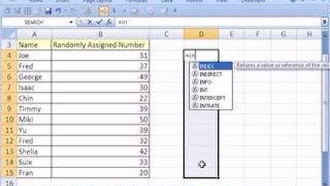 Excel Magic Trick #17: Randomly Generate Whole Numbers