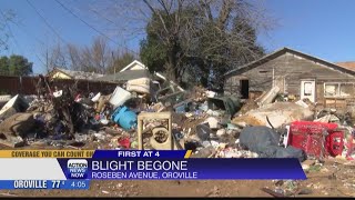 City clears out South Oroville alleyway filled with trash