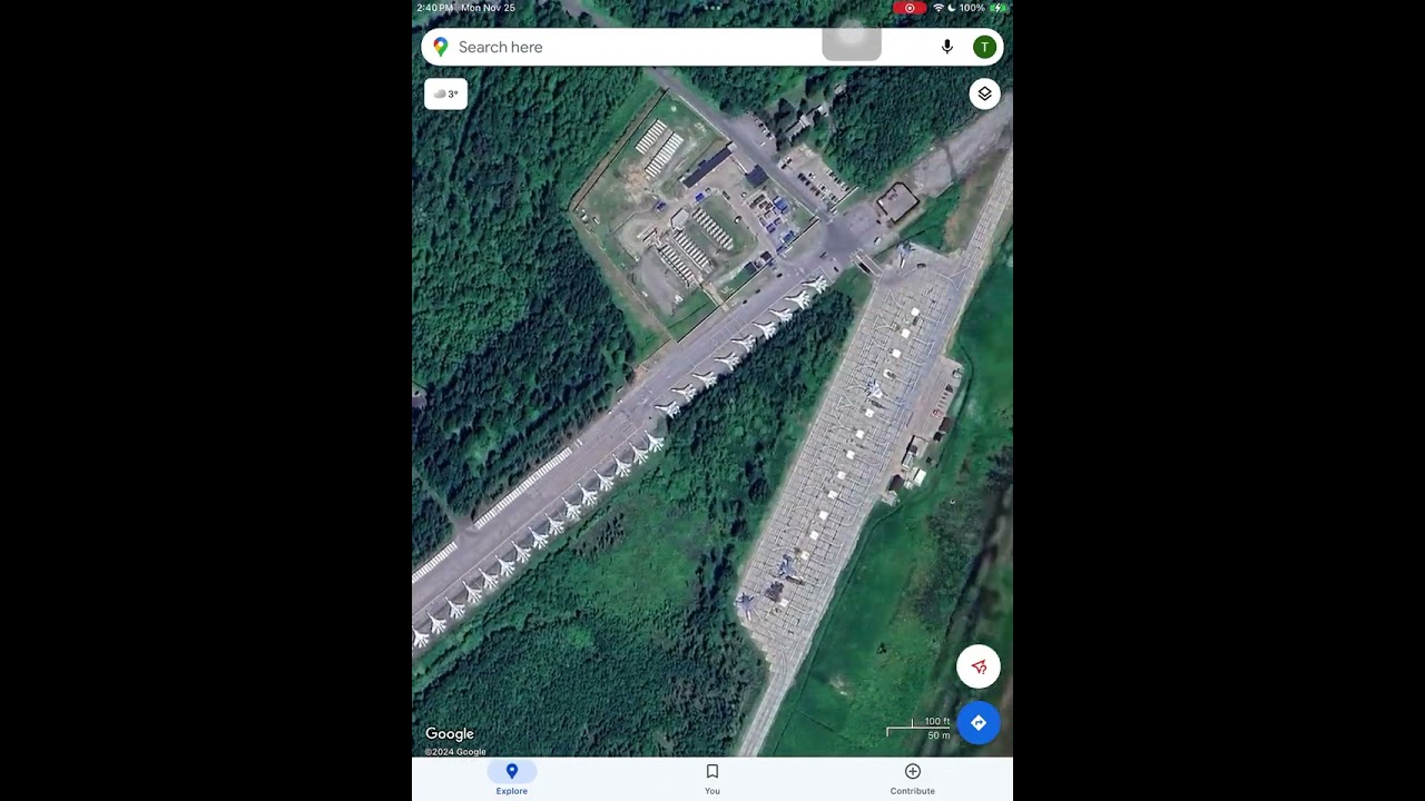 Large Air Force base in Russia