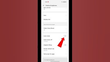 one plus mobile ko auto rotate kaise kare