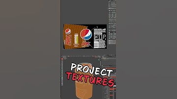 How I DID THE Pepsi MAX 3D Product Animation Part 2 Texturing - Blender Tutorial #shorts