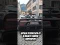 Spoiler retraction of a Bugatti Chiron Supersport #automobile #supercar #hypercar #bugattichiron