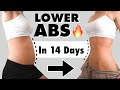 LOWER ABS WORKOUT CHALLENGE (RESULTS IN 2 WEEKS) | At Home | No Equipment