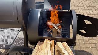 Cactus Jack Offset Smoker - Fire Management