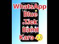 WhatsApp Blue Tick Band Kaise Kare 😳 Secret Setting