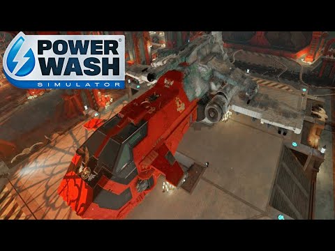 Видео: Мойка Громовой Ястреб - Warhammer 40,000 DLC - PowerWash Simulator