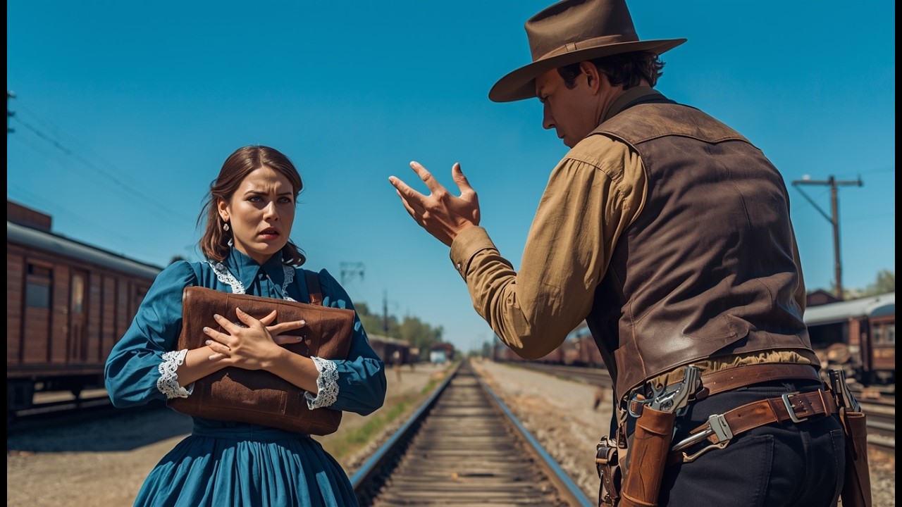 The Cowboy Was Raising His Children Alone, A Runaway Bride Walked In And Said 