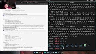 Gentoo Linux install with OpenRC 'cause SystemD is weird.