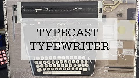 Unboxing the We R Memory Keepers Typecast Typewriter ⌨️